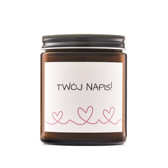 Sojowa świeca zapachowa candleLAB z własnym napisem!